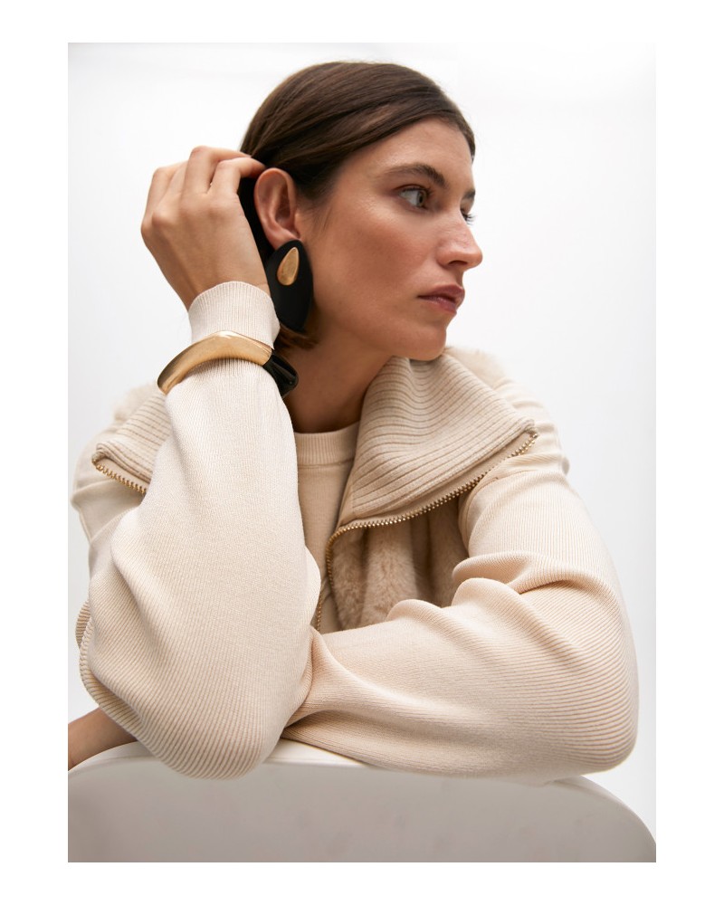 Pulsera cuadrada bicolor de Lola Casademunt