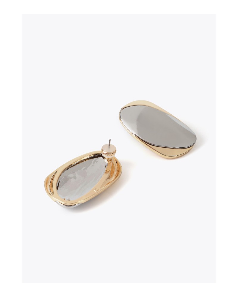 Pendientes chapa bicolor de Lola Casademunt