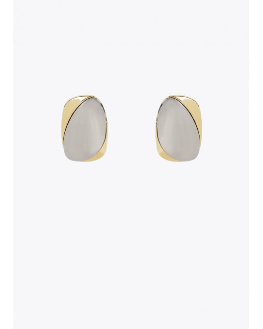 Pendientes chapa bicolor de Lola Casademunt