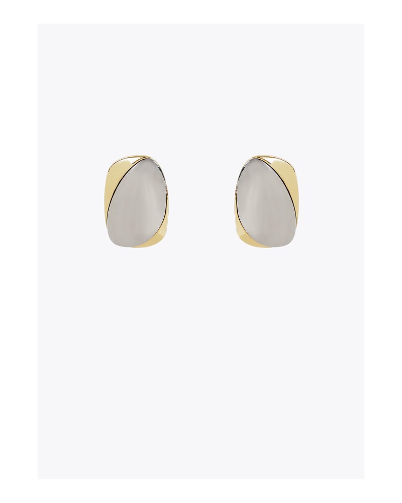 Pendientes chapa bicolor de Lola Casademunt