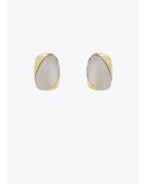 Pendientes chapa bicolor de Lola Casademunt