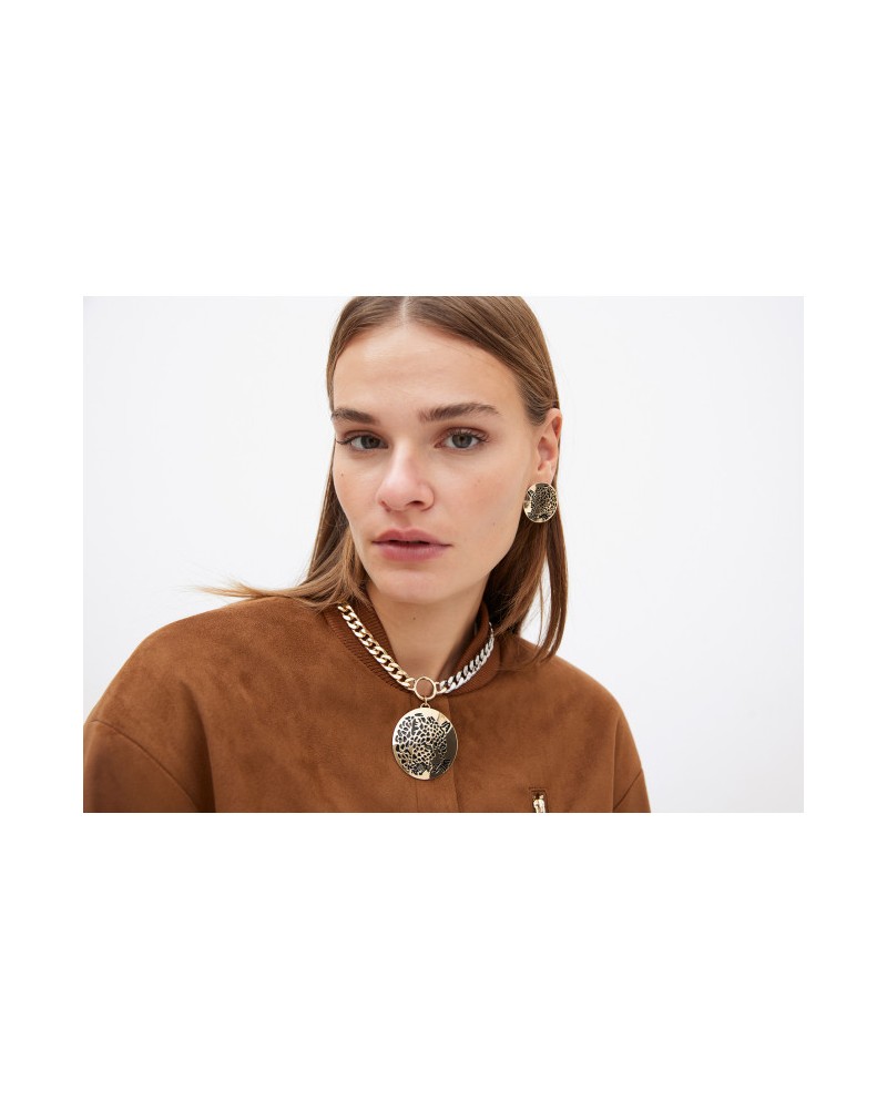 Collar con medallon cara de tigre de Lola Casademunt