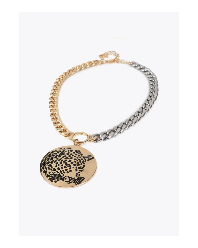 Collar con medallon cara de tigre de Lola Casademunt