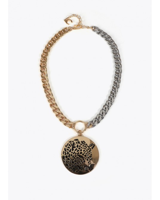 Collar con medallon cara de tigre de Lola Casademunt