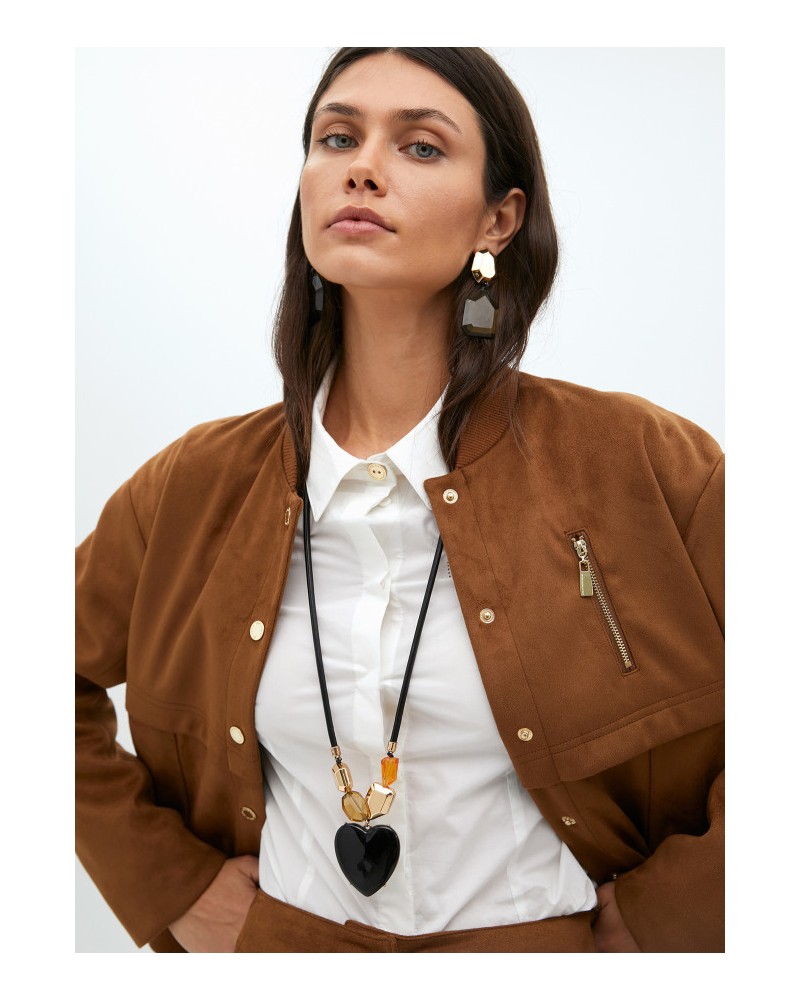 Collar cordòn con corazòn de Lola Casademunt
