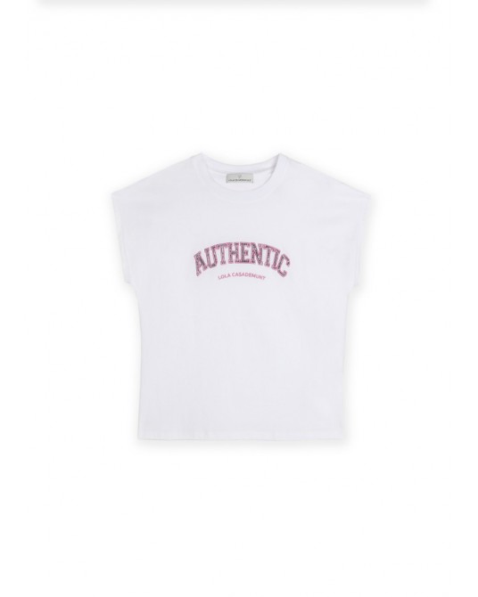 Camiseta estampado frontal de Lola Casademunt