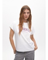 Camiseta estampado frontal de Lola Casademunt