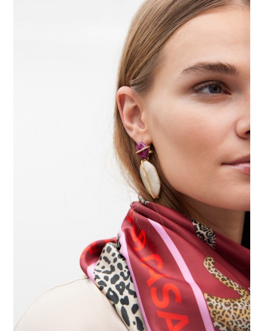 Pendientes piedra natural de Lola Casademunt