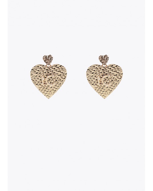 Pendientes corazòn con logo LC de Lola Casademunt