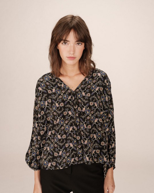 Blusa estampada flores de Grace and Mila