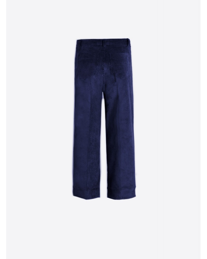 Pantalòn pana azul marino de Vilagallo