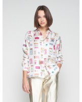 Camisa estampada cerillas de Vilagallo