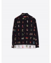 Camisa estampada letras SMILE de Vilagallo