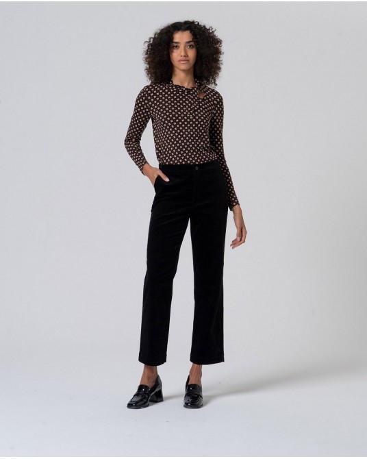 Pantalòn pana negro de Surkana