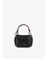 Bolso mini NEGRO con asa dorada de Lola Casademunt