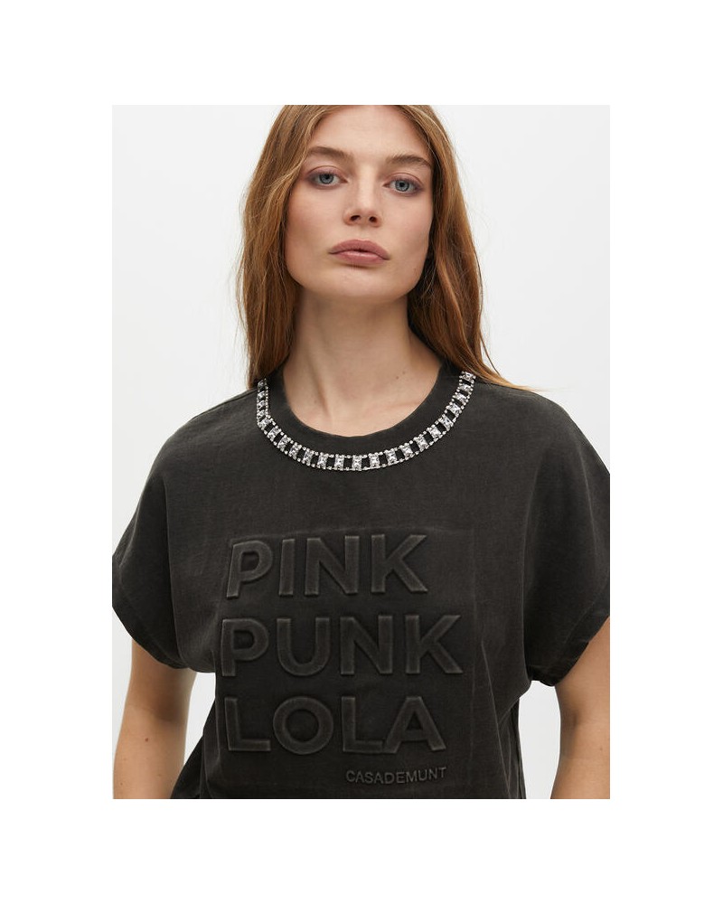 Camiseta lavada joya de Lola Casademunt