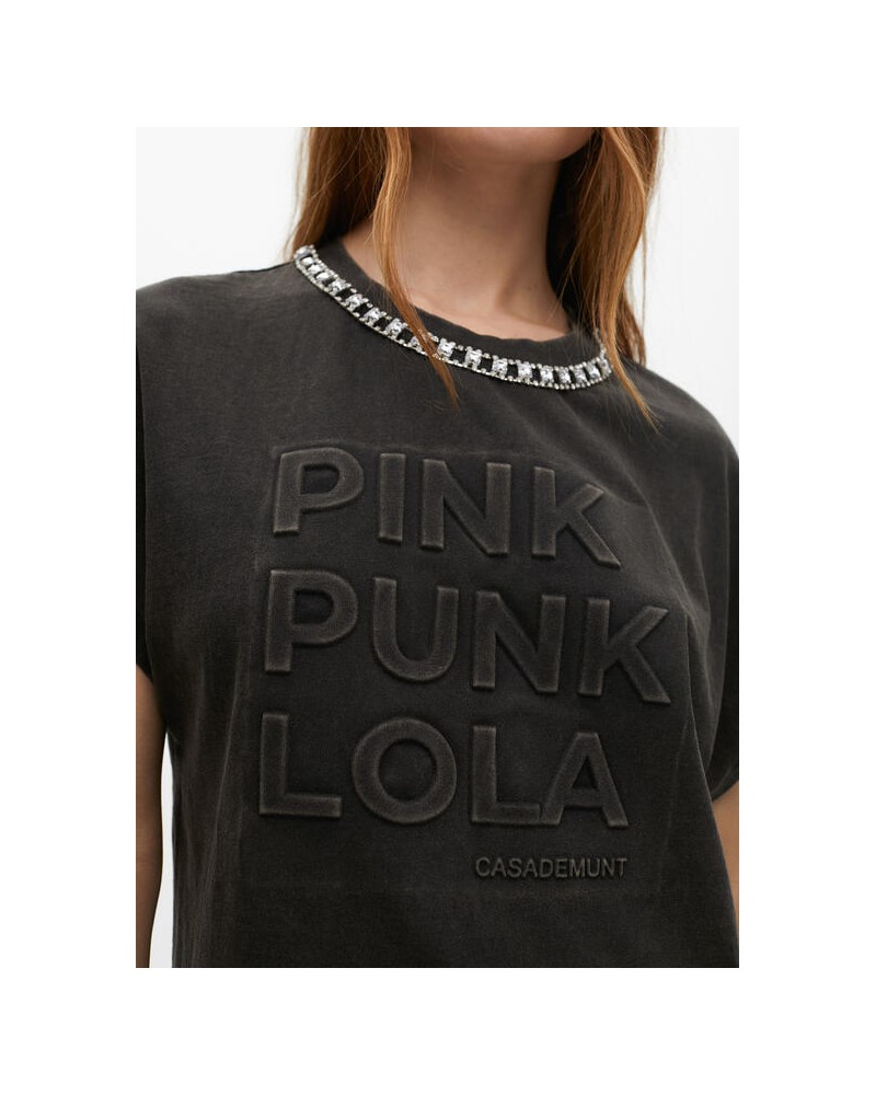 Camiseta lavada joya de Lola Casademunt