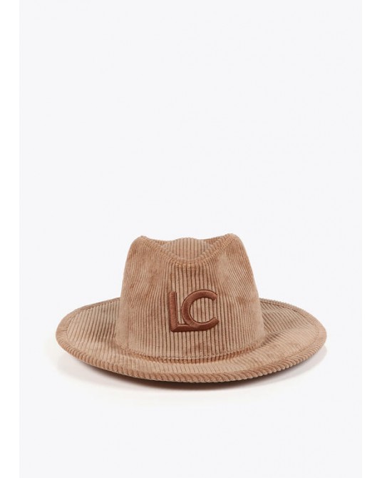 Sombrero pana beis de Lola Casademunt
