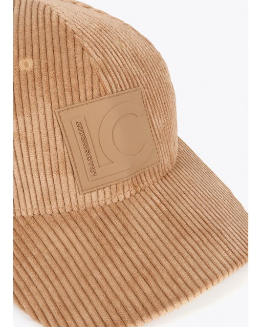 Visera de pana beis de Lola Casademunt