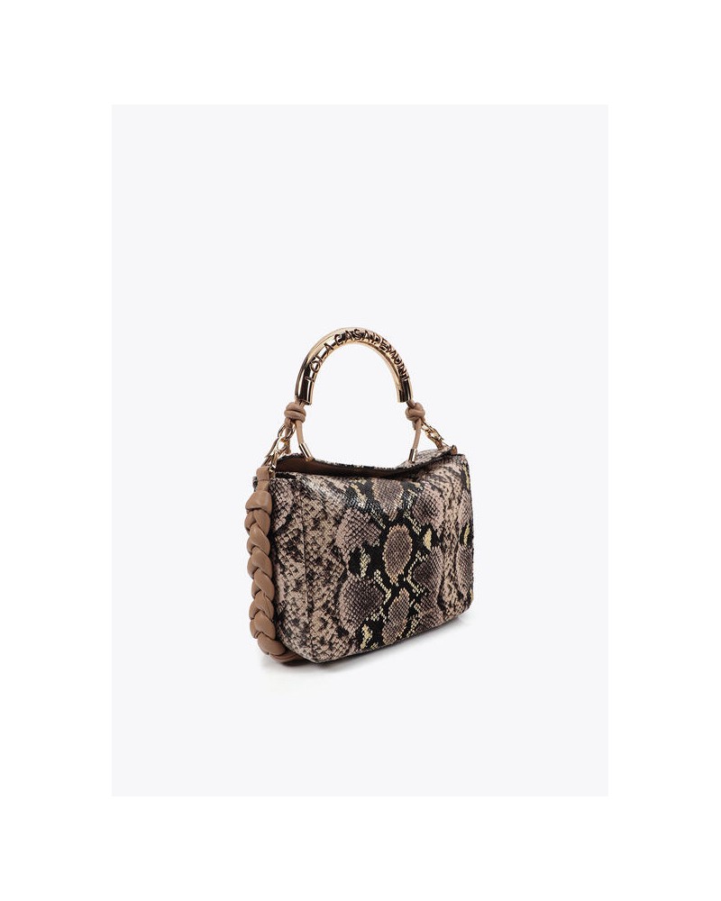 Bolso bandolera asa metal pitòn de Lola Casademunt