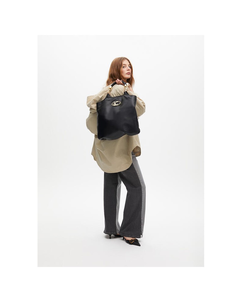 Parka oversize cintura ajustable crudo de Lola Casademunt