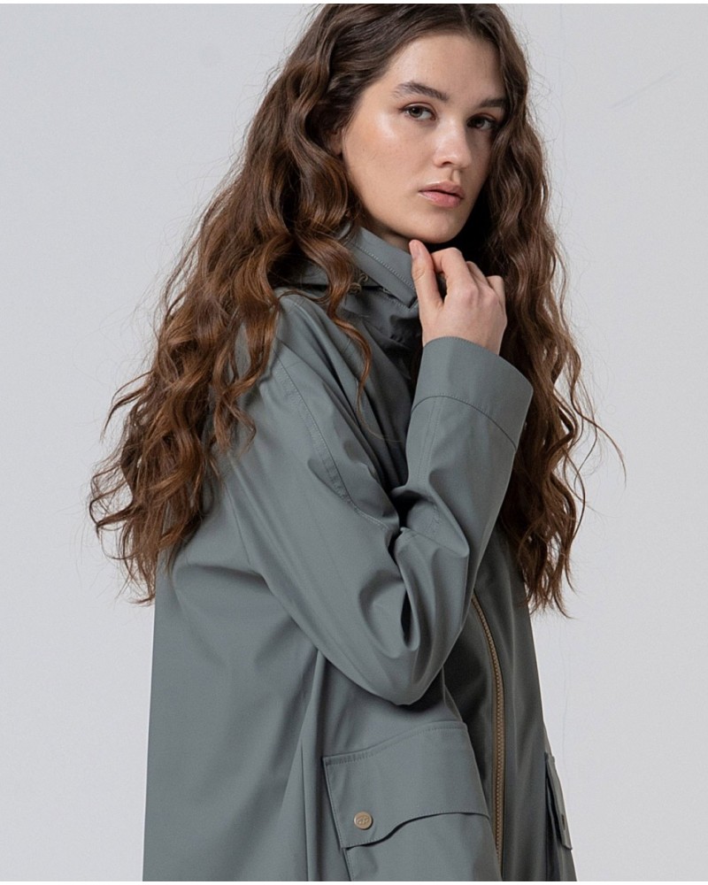 Chubasquero con forro polar KAKI de Surkana