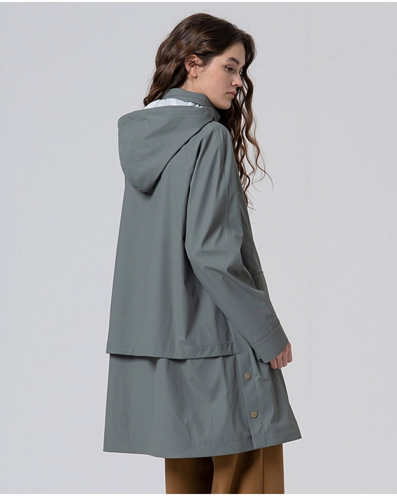 Chubasquero con forro polar KAKI de Surkana