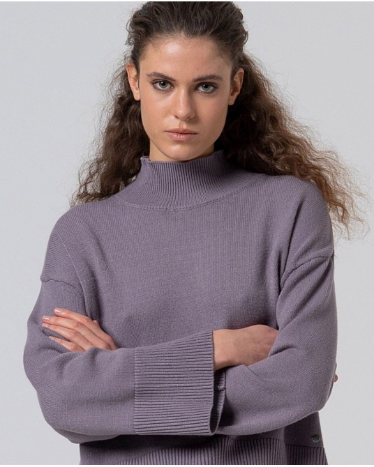 Jersey cuello alto manga amplia MALVA de Surkana
