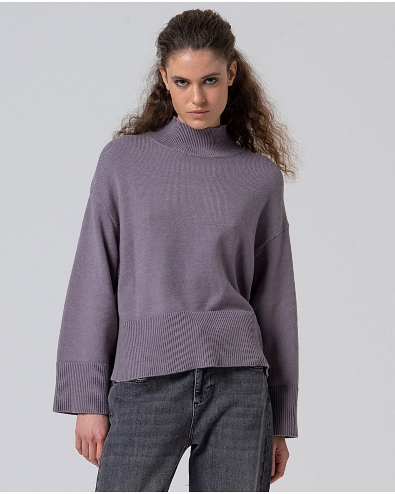 Jersey cuello alto manga amplia MALVA de Surkana