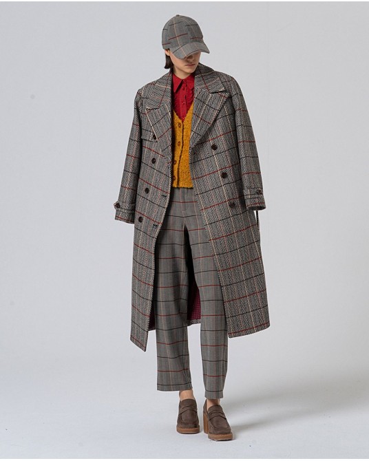 Pantalòn de cuadros GRIS de Surkana