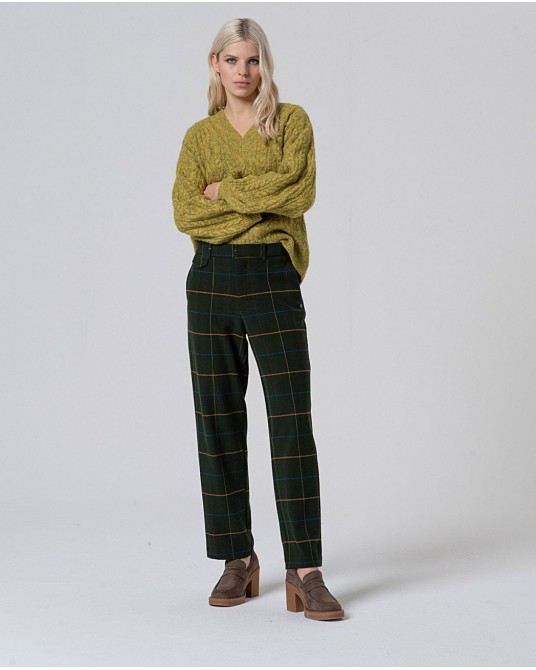 Pantalòn de cuadros KAKI de Surkana