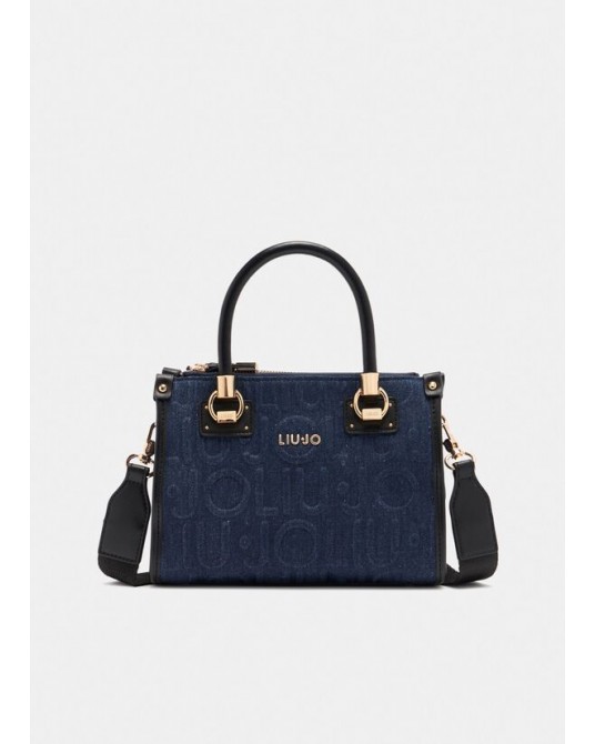 Bolso de mano vaquero de Liujo