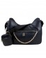 Bolso bandolera negra de Liujo