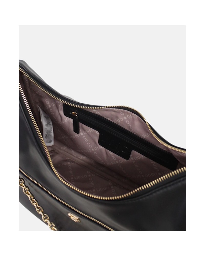 Bolso bandolera negra de Liujo