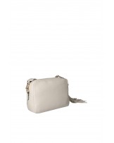 Bolso bandolera blanco roto de Liujo