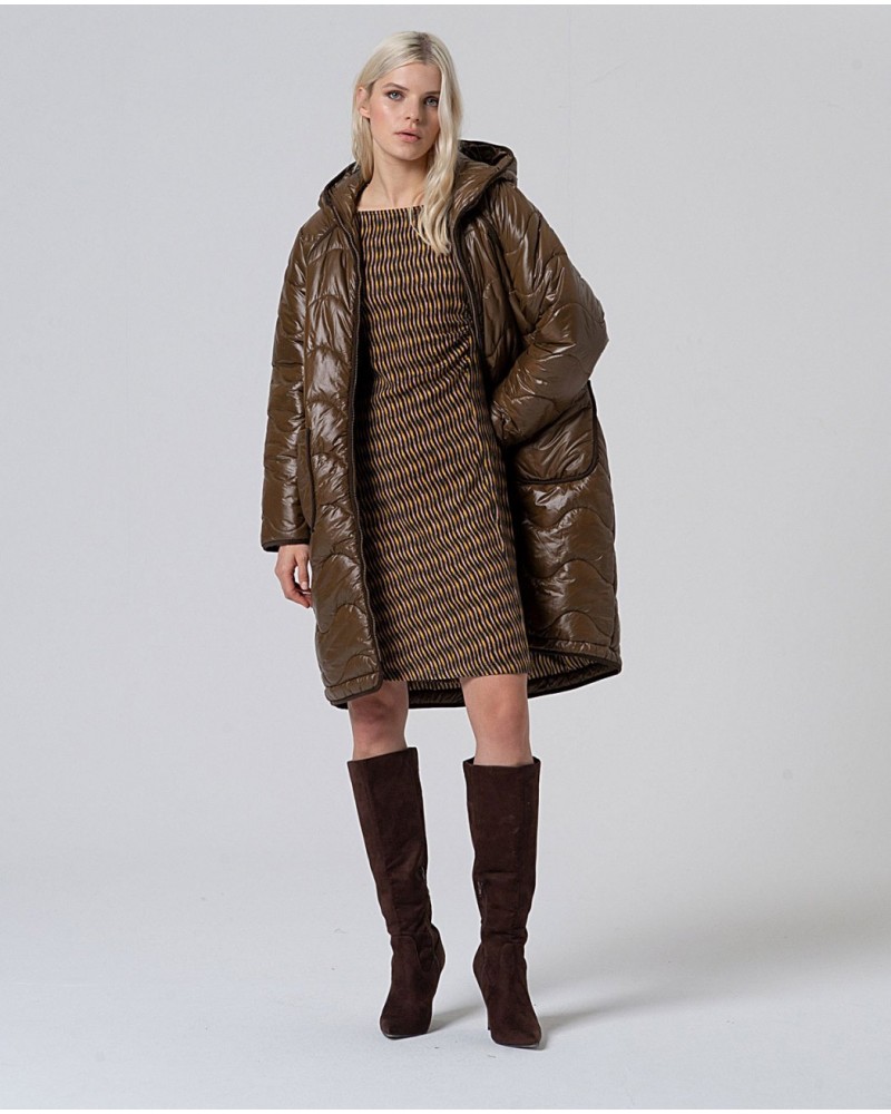 Abrigo acolchado kaki de Surkana