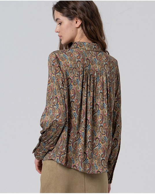 Camisa estampada cachemir de Surkana