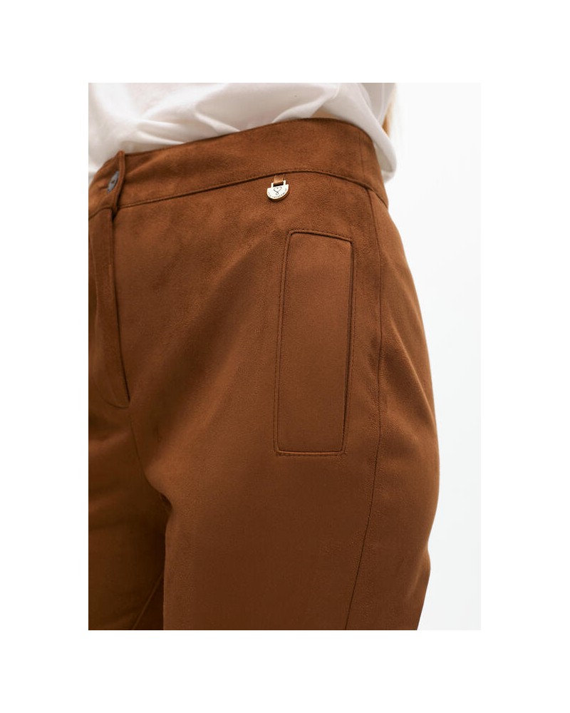 Pantalòn antelina camel de Lola Casademunt