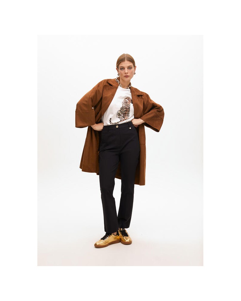 Pantalòn bàsico azul marino de Lola Casademunt
