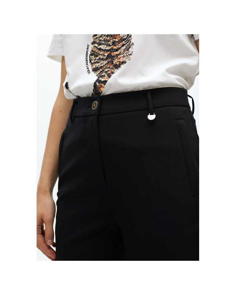 Pantalòn bàsico azul marino de Lola Casademunt