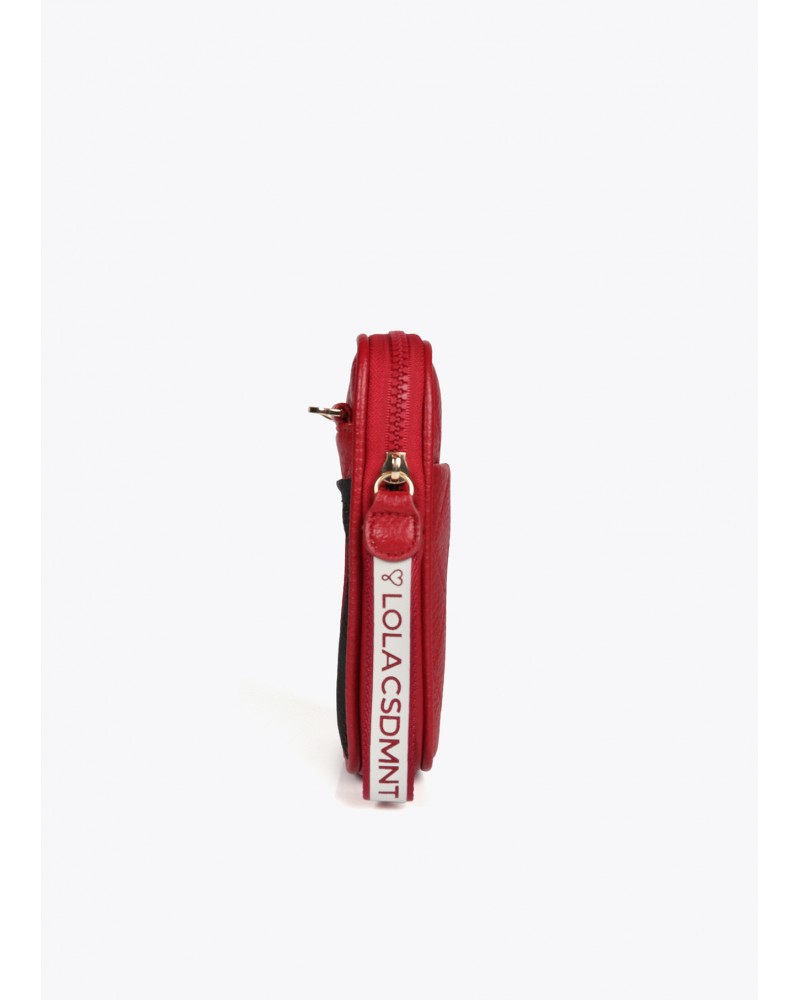 Bolso mòvil rojo de Lola Casademunt