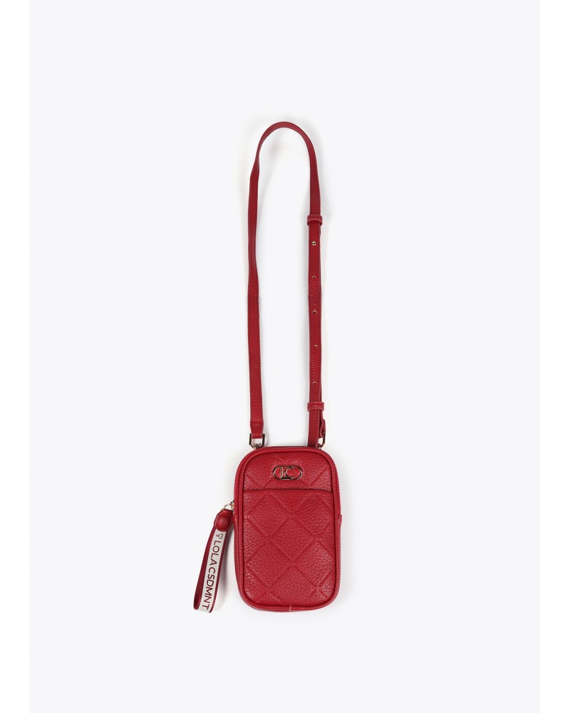 Bolso mòvil rojo de Lola Casademunt