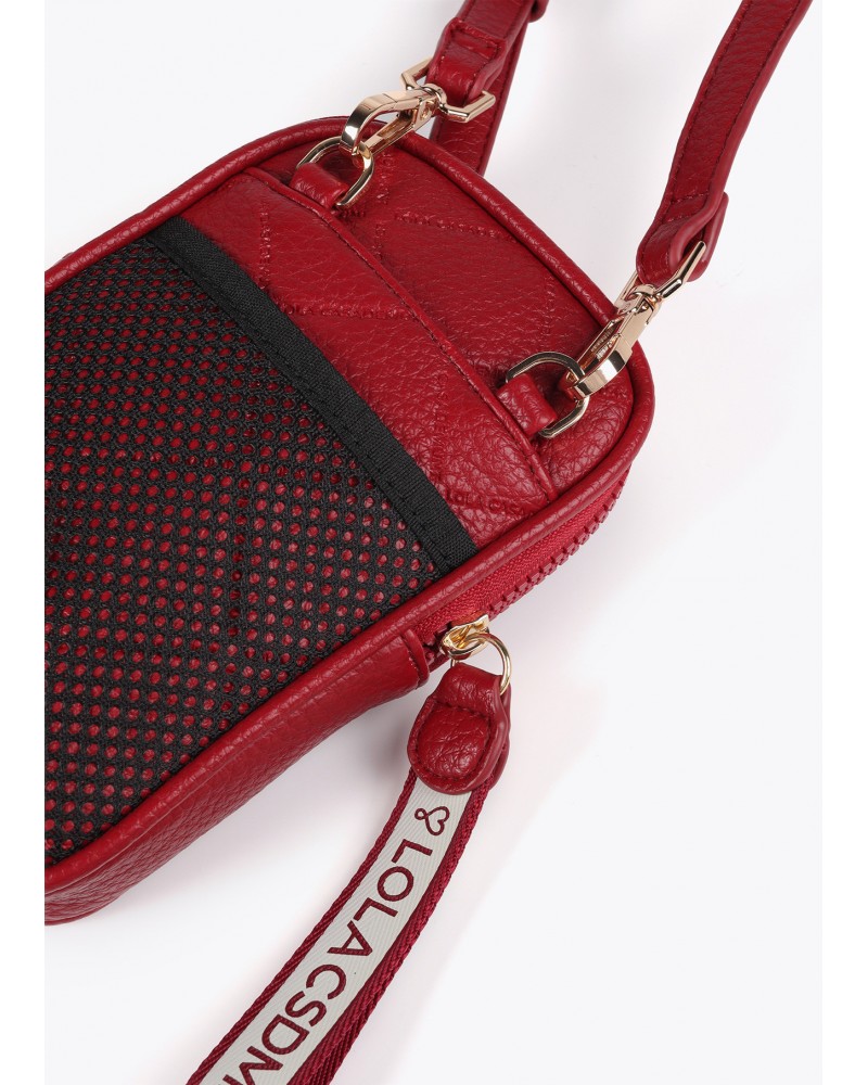 Bolso mòvil rojo de Lola Casademunt