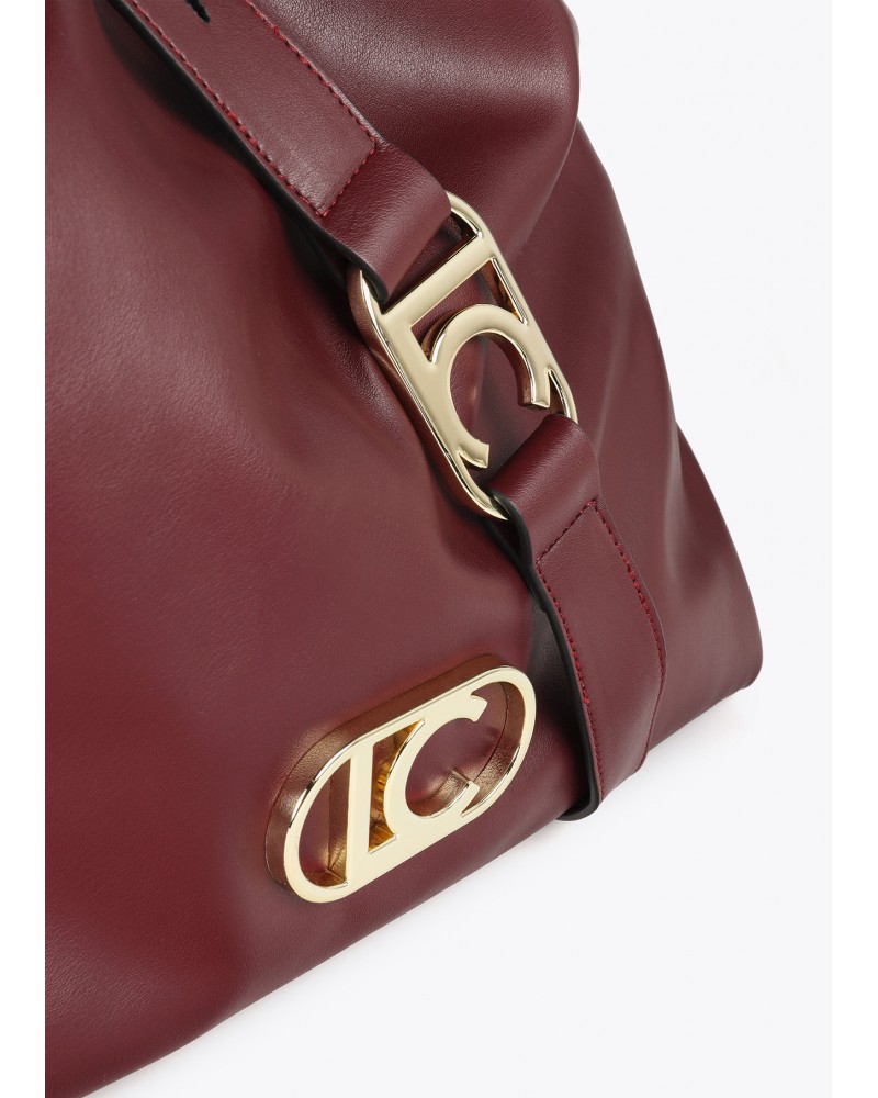 Bolso shopper burdeos de Lola Casademunt