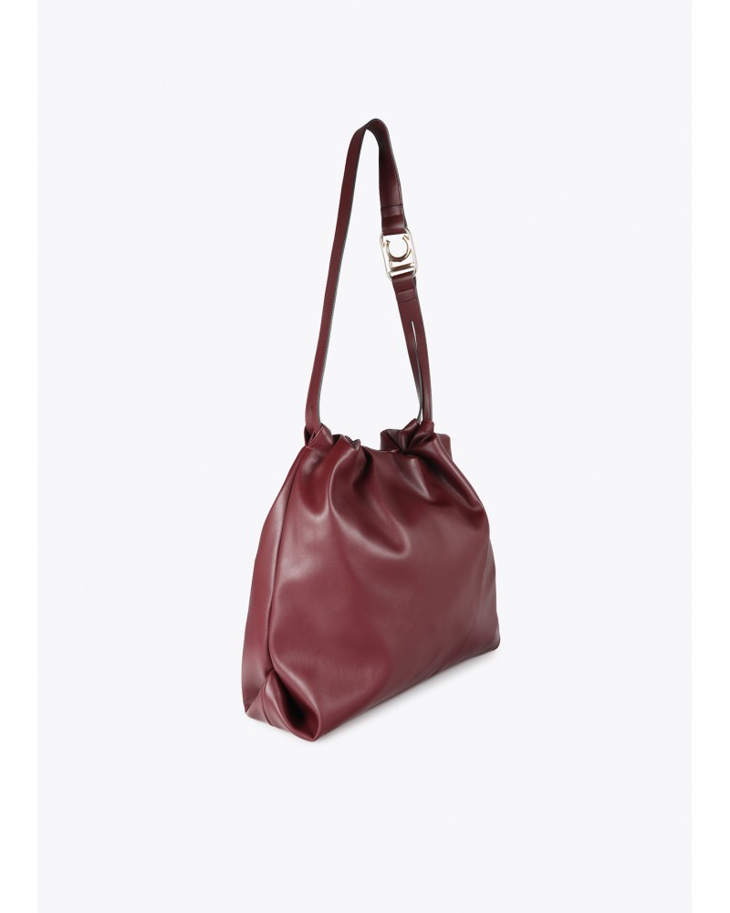 Bolso shopper burdeos de Lola Casademunt