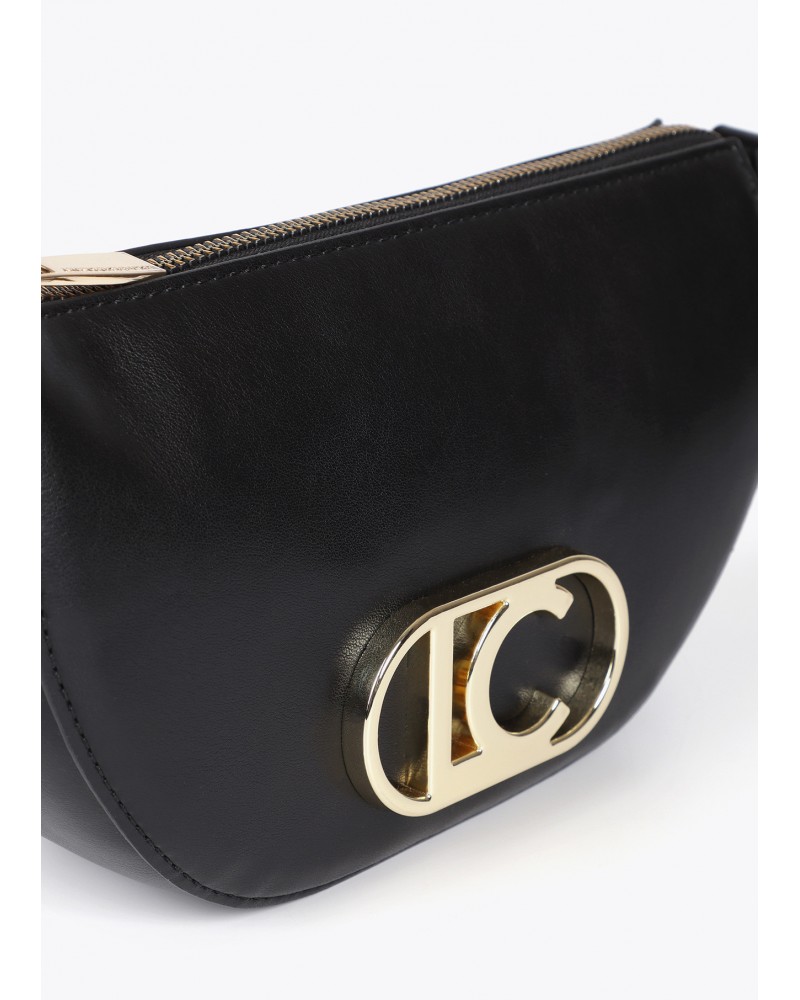 Bandolera media luna negra de Lola Casademunt