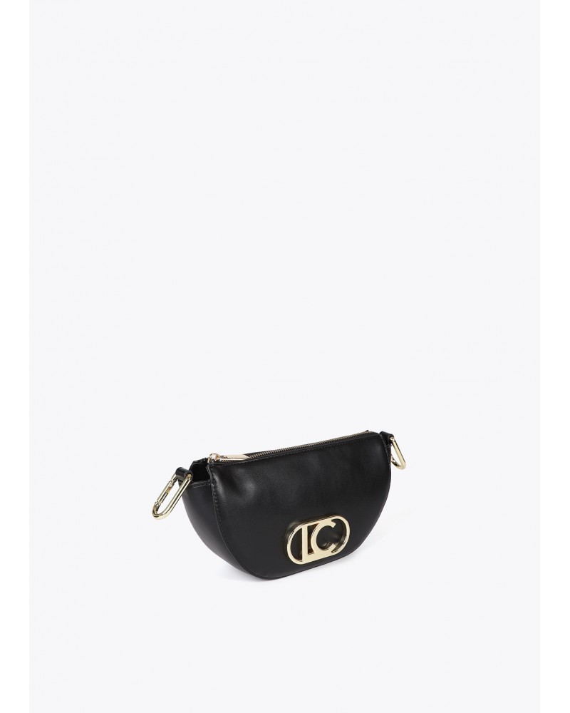Bandolera media luna negra de Lola Casademunt