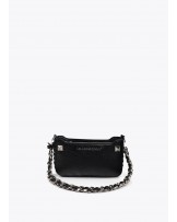 Bolso mini negro arrugado de Lola Casademunt