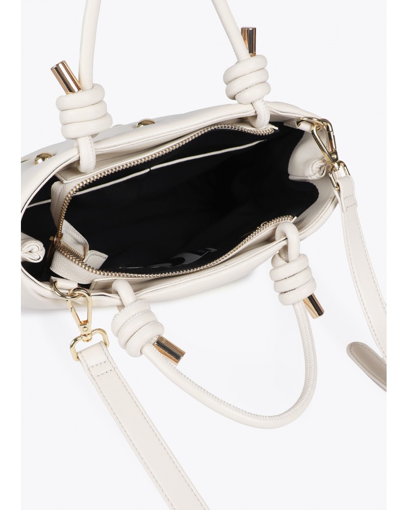 Bolso acolchado crudo efecto piel de Lola Casademunt