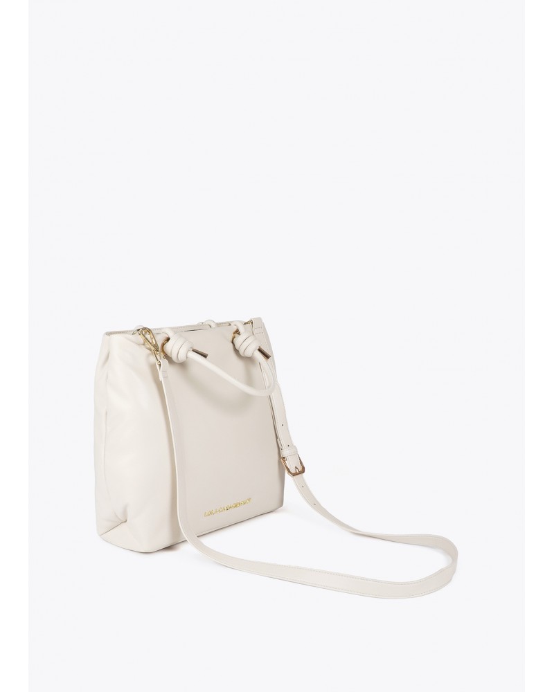 Bolso acolchado crudo efecto piel de Lola Casademunt